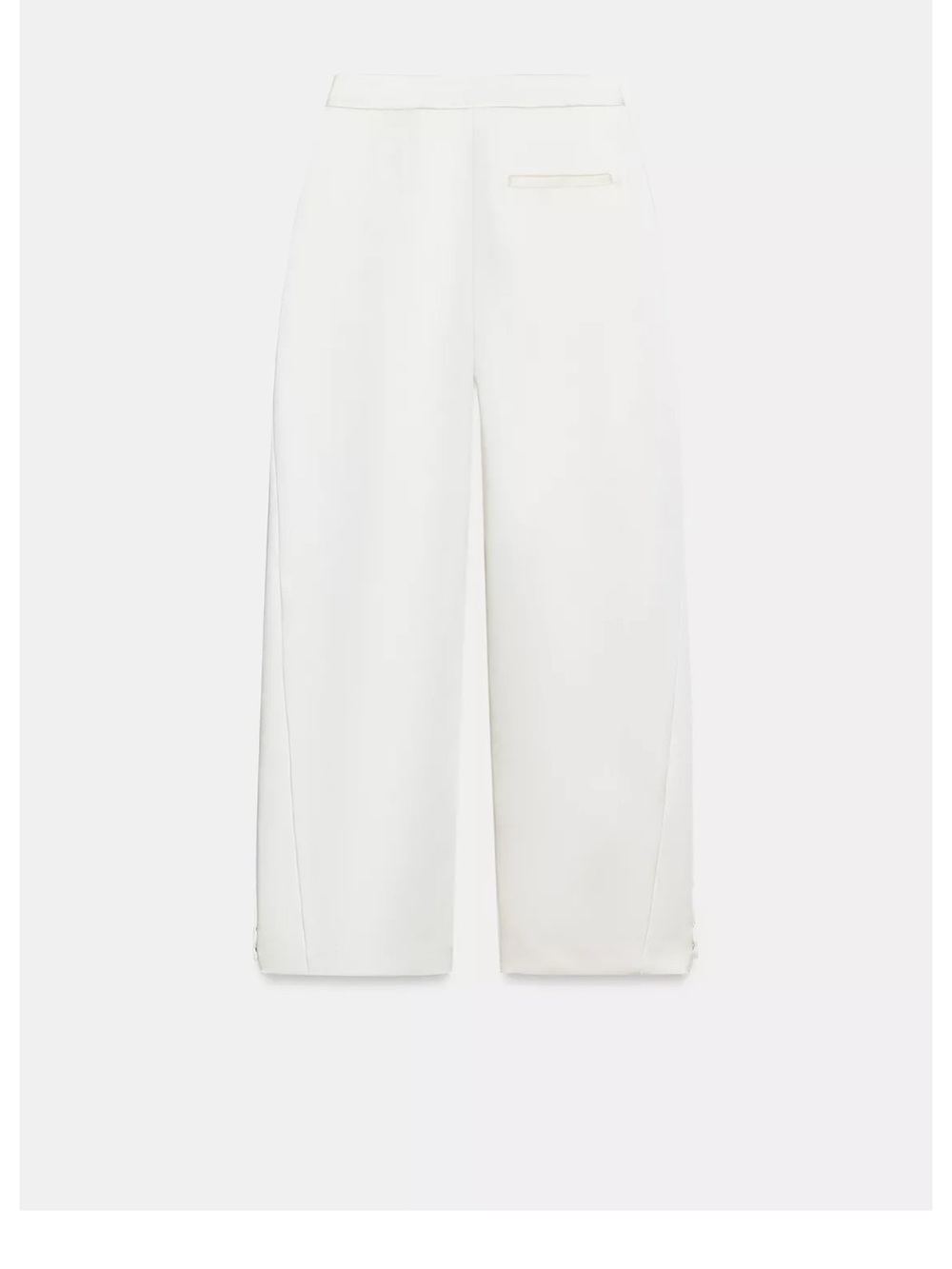 ZARA SATIN BARREL PANTS - Picture 7 of 8